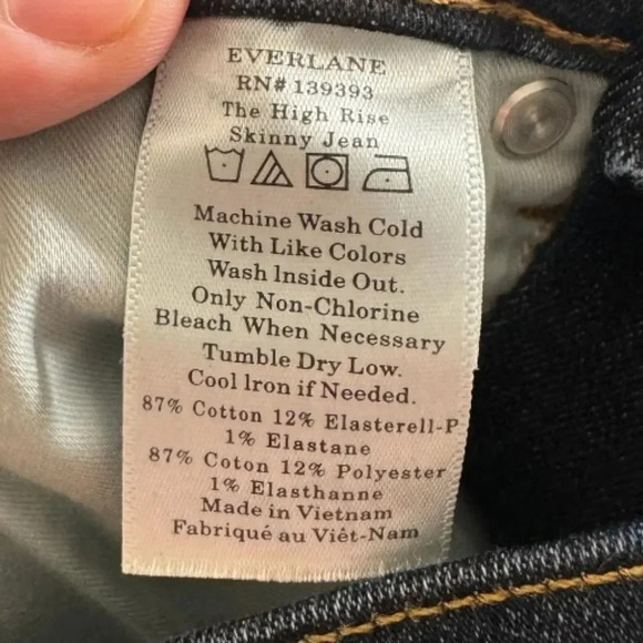 Everlane The High Rise Skinny Jean - Picture 6 of 11